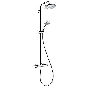 hansgrohe Croma showerpipe Ø220mm. Krom