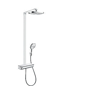 hansgrohe Raindance Select E300 Showerpipe EcoSmart 2jet krom