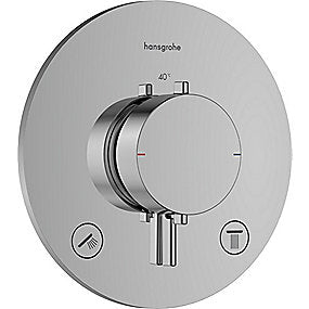 hansgrohe Ecostat Comfort S termostatarmatur med afspærring. TIl 2 udtag. Krom