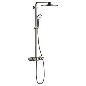 GROHE Euphoria brusesystem SmartControl 310 Duo termostat til væg, børstet hard graphite