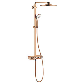 GROHE Euphoria brusesystem SmartControl 310 Duo termostat til væg, børstet warm sunset