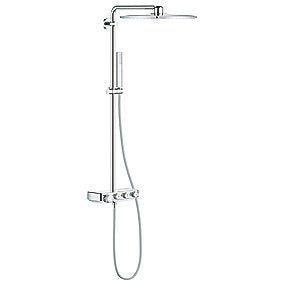 GROHE Euphoria smartcontrol 310 brusesystem med firkantet hovedbruser, krom