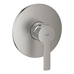 GROHE Lineare new brusearmatur, Supersteel forplade, indbygningsarmatur, SilkMove, StarLight, QuickFix, badeværelse, GROHE, VVS.