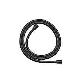 Qtoo Bruseslange 1500mm, metal Matbørstet PVD Sort