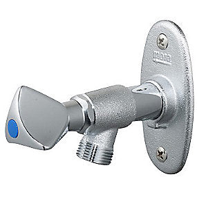 Mora posteventil til væg 150-300mm kronegreb og nøgle. Afkortelig, Selvdrænende. Moragarden II