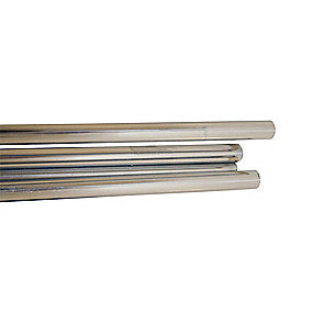 Purus Kobberrør 10-0,8x1200mm. Forkromet