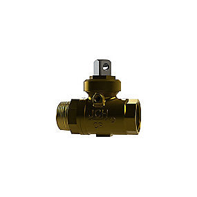 JCH Serie 15 Kuglestophane med reduceret gennemløb for anboring muffe-nippel 3/4''.