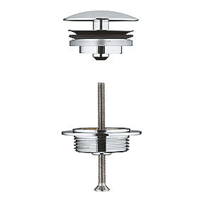 GROHE Bundventil 1 1/4'' uden overløb. Kan ikke lukkes. Krom