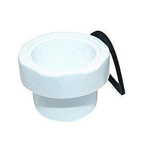 Hvid Purus overgangsmuffe, 1.1/2'' - 40 mm