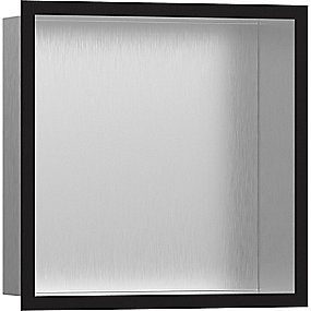 hansgrohe Xtrastoris Individual vægniche 300x300x100mm til indbygning. børstet rustfri/mat