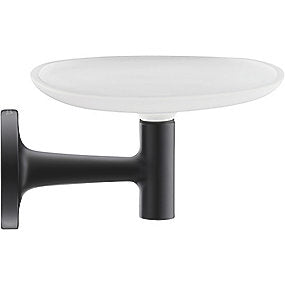 Duravit Starck T sæbeskål mat glas, sort mat