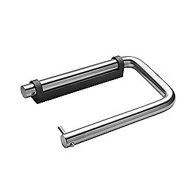 d line QTOO toiletrulleholder med vægbeslag, grafitgrå