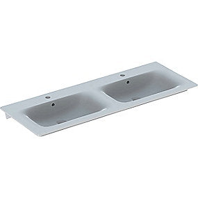 GEBERIT Renova plan håndvask 1300x480x168mm t/møbel hvid KeraTect