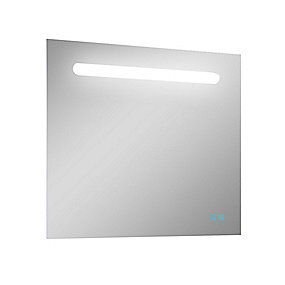 IMAGE Spejl 80 cm LED, LED spejl, badeværelsesspejl, spejl med USB, anti-dug spejl, touch sensor spejl, VVS Hjørnet.