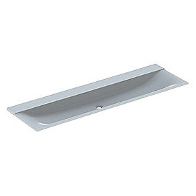 GEBERIT XENO2 håndvask 1600x150x480mm til møbel, uden hanehul & overløb, Alpin-hvid