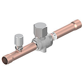 Danfoss GBC 12s H Afspærringskugleventil, 90 bar, m. AP, 1/2'', 8,00 m³/h