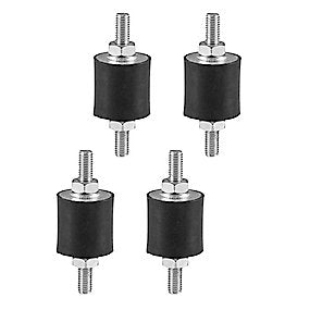 vibrationsdæmpere 1 sæt, 4 stk, 60 kg per styk, 30x30x20 mm, M8
