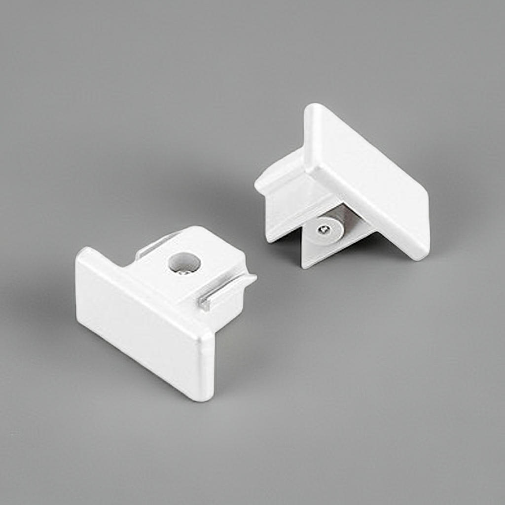 Endestykke Hvid Square 1F