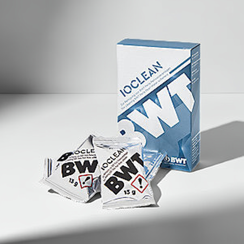 BWT IOCLEAN rengøringstabletter. 4 stk. tabs i en kasse