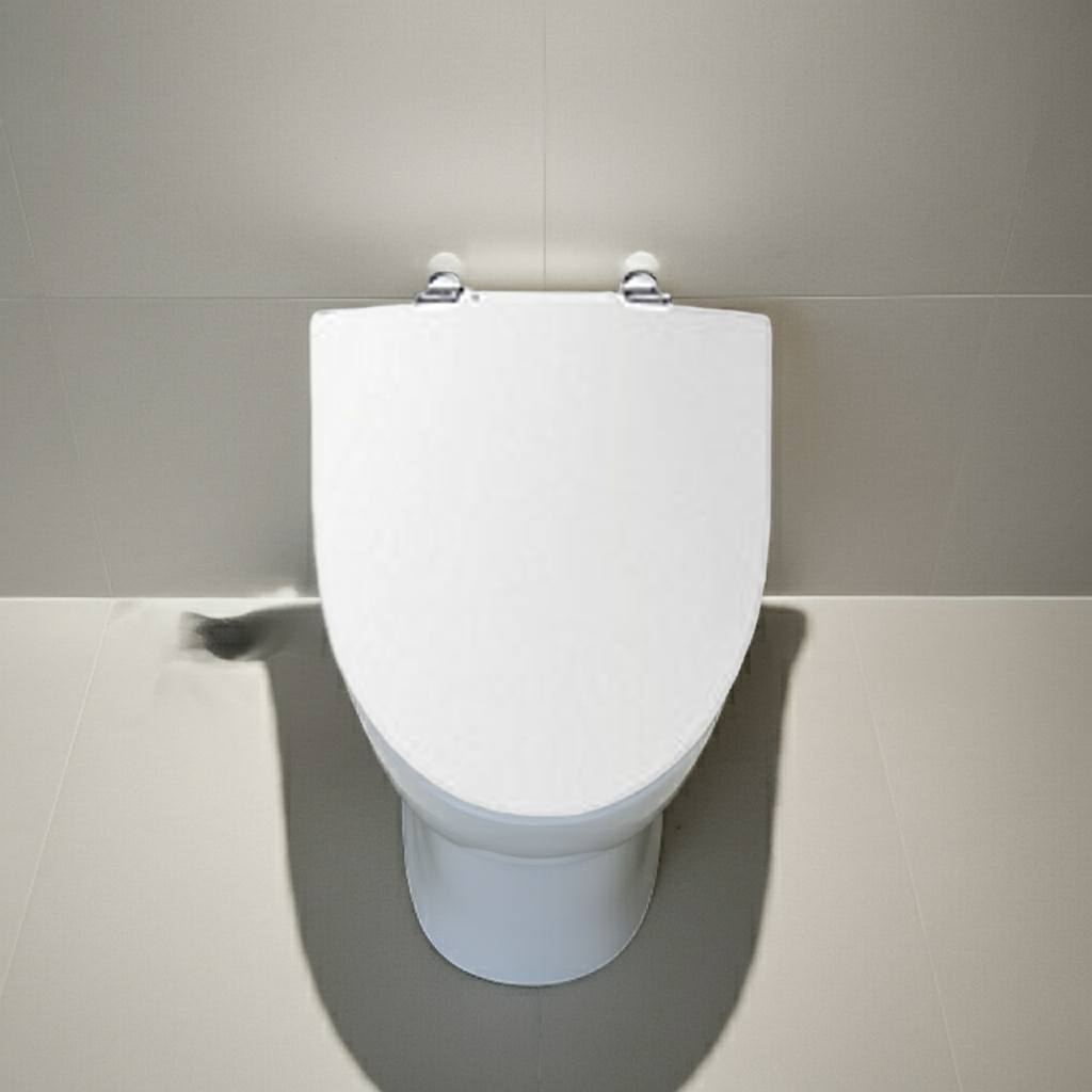 Ifö Spira toiletsæde med soft close, quick release og faste beslag. Hvid