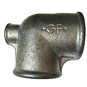 Georg Fischer tee 90° galvaniseret reduceret 1.1/2-1.1/2-1/2’’