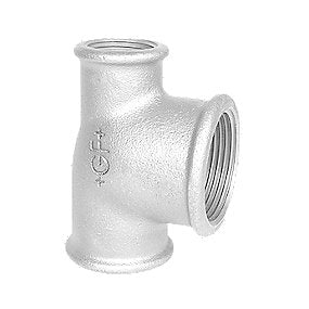 Georg Fischer tee 90° galvaniseret reduceret 3/4-1/2-1/2''