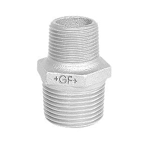 Georg Fischer brystnippel galvaniseret 1.1/4 - 3/4''