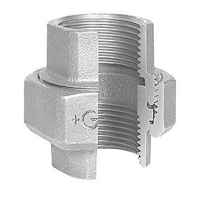 Georg Fischer union galvaniseret 2'' muffe-muffe