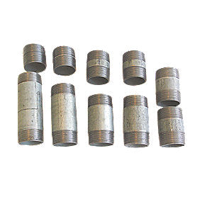 Nippelrør galvaniserede 3/4’’ pose à 10 stk. blandede
