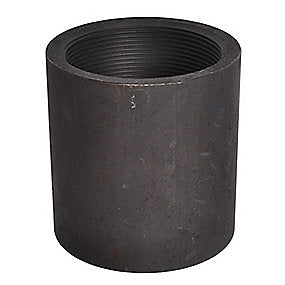 Smedet muffe 1/8’’ sort. Længde 17 mm dia. 15 mm
