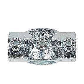Pipe Clamps kryds med 2 muffer 42,4 mm x 11/4’’. Galvaniseret. Reol system
