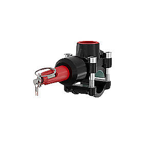 Flamco T-Plus anboringstee DN65. 2.1/2’’ sort coated. 25 bar
