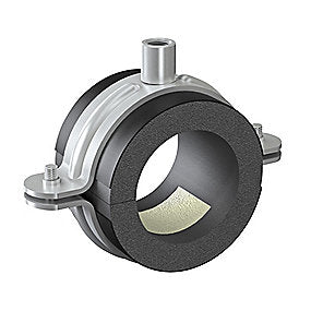 ISOCLAMP Rørbærer 022x25 mm, Galvaniseret HD bøjle, M8/M10, -45 til +105 grader