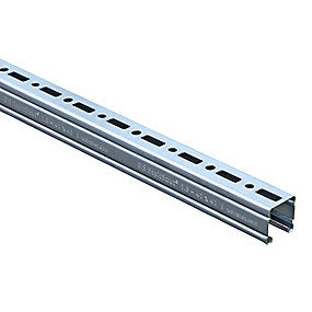 Walraven RapidStrut montageskinne 41x41x1,5mm. Lgd 0,5 mtr. Elforzinket