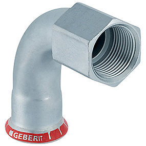 GEBERIT Mapress FZ bøjning 15 mm x 1/2''. 90° muffe-muffe