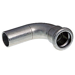 VSH XPress rustfri bøjning 22mm 90gr. Med 1 muffe. AISI304. Til varme & køl