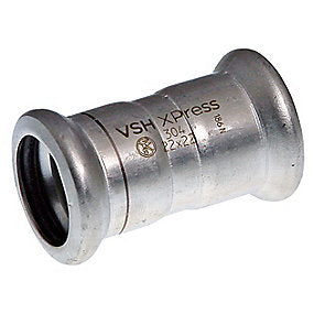 VSH XPress rustfri muffe 22mm. AISI304. Til varme & køl