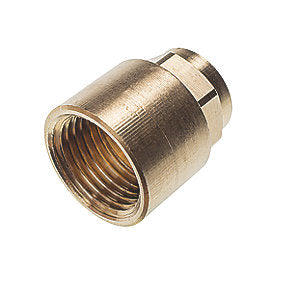 lodde overgangsmuffe 1.1/4'' - 35 mm. Med en rørgevindmuffe og en loddemuffe