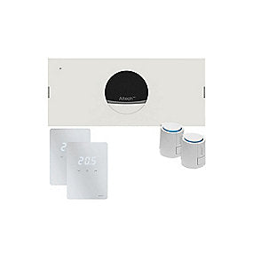 Pro trådløst pakkeløsning til gulvvarmesystem. Komplet 2 zoner.
