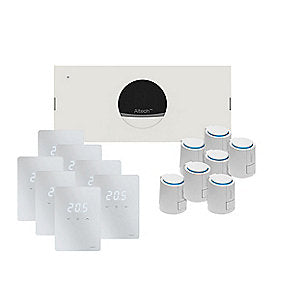 Pro trådløst pakkeløsning til gulvvarmesystem. Komplet 7 zoner.