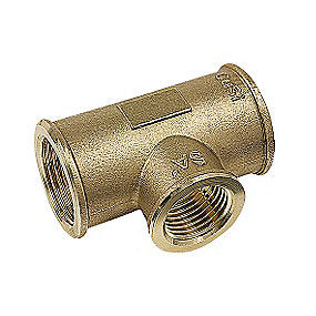 PURAFIT T-stykke 3/4'' x 1/2'' x 3/4''. Siliciumbronze. Blyfri.