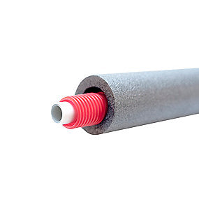alupex universal rør 16 x 2,0 mm. Rør-i-rør. 9 mm isolering. 50 meter i rulle