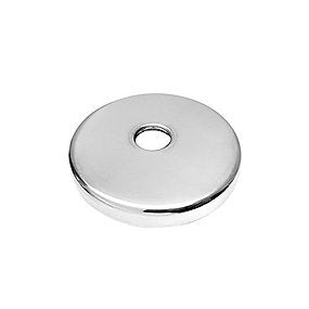 Roset 1/2''. Ø100mm. Til koblingsdåse. Blank. Rustfrit stål AISI304
