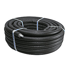 alupex universal rør ISO 16 x 2,0 mm. 20 mm isolering. 50 meter i rulle