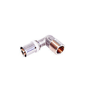 alu press vinkel 3/4'' x 25 x 2,5 mm med nippel