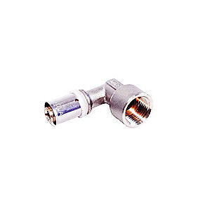 alu press vinkel 1'' x 32 x 3,0 mm med muffe.