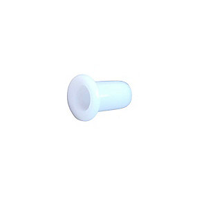 støttebøsning 15mm. Plast. 40x30x10