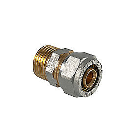 Nippelovergang 16 X 3/4 16x2,0 mm Kompressions ALU