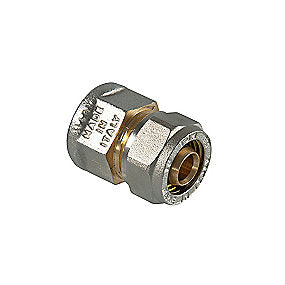 Muffeovergang 16x2,0 mm kompression overgang 1/2'' ALU