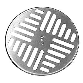 Purus Art Deco designrist Ø150mm uden hul. Højde 7mm. Syrefast stål